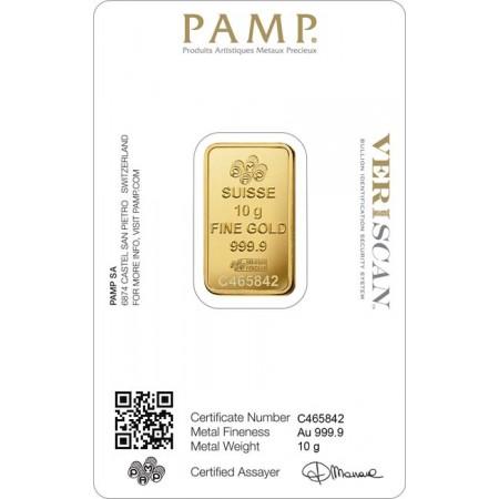 Zlatý zliatok PAMP Fortuna, 10 g