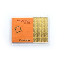Zlatý zliatok Valcambi 20x1g Combibar