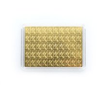 Zlatý zliatok Valcambi 50x1g Combibar