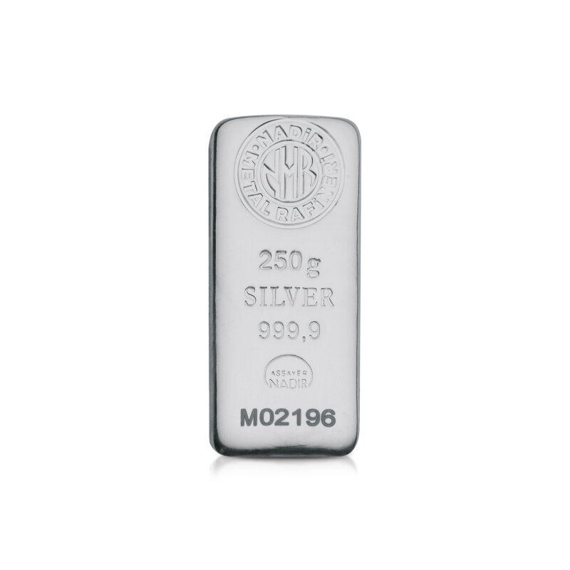Strieborný zliatok Nadir Metal Rafineri, 250 g