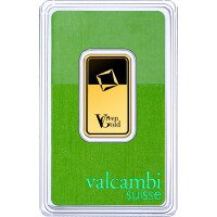 Zlatý zliatok Valcambi 20 g - Zelené zlato