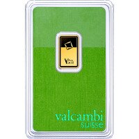 Zlatý zliatok Valcambi 2,5g - Zelené zlato