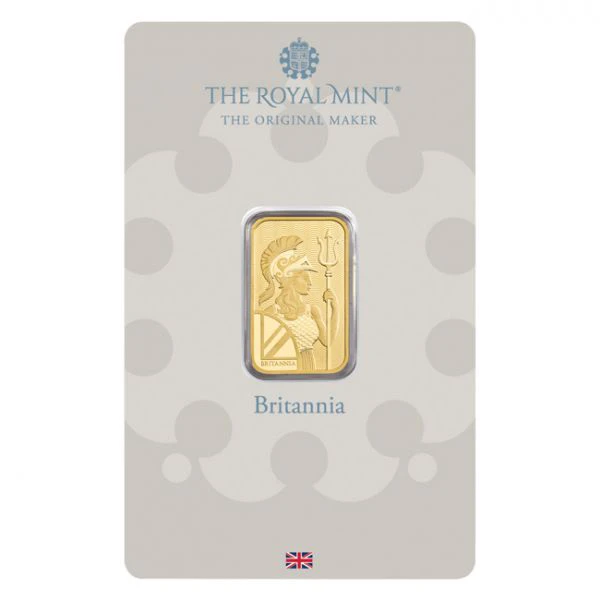 Zlatý zliatok Britannia - The Royal Mint, 5 g