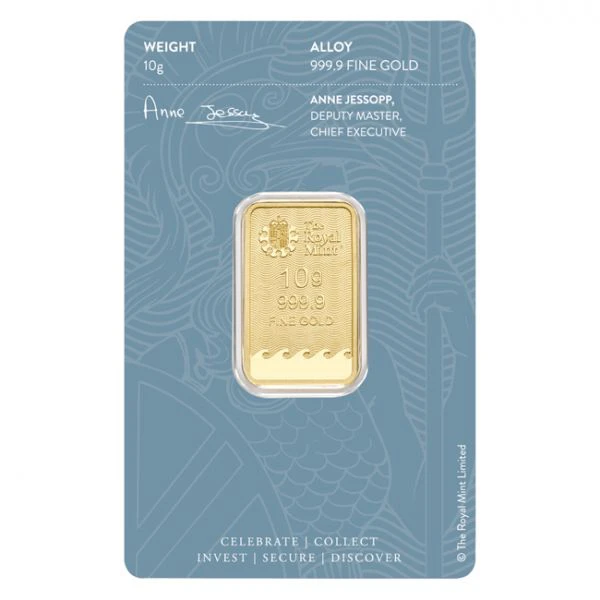 Zlatý zliatok Britannia - The Royal Mint, 10 g