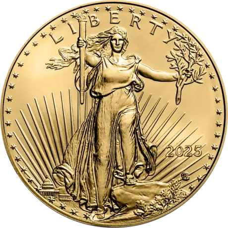 Zlatá minca American Eagle 2026, 1/4 oz