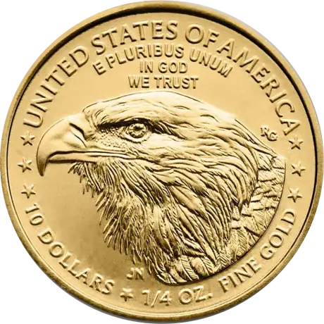 Zlatá minca American Eagle 2026, 1/4 oz