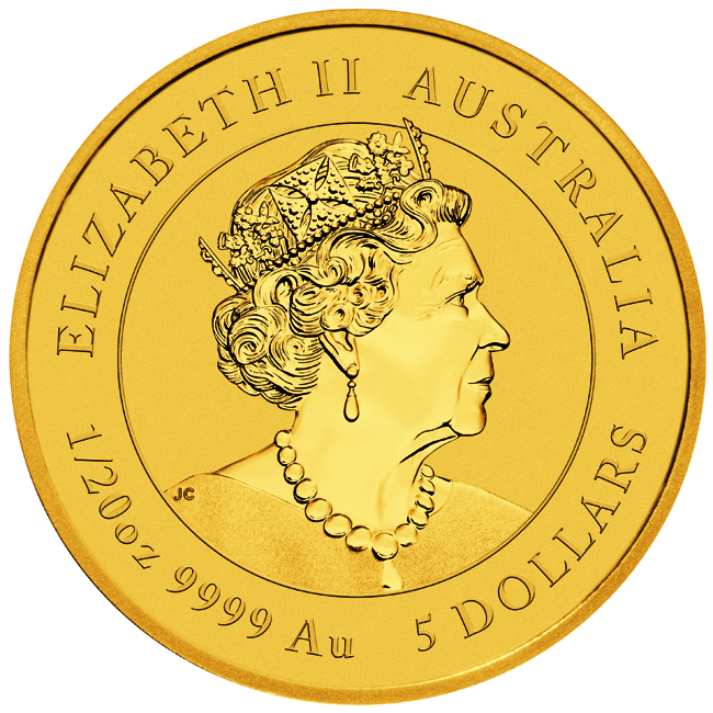 Zlatá minca Lunárna séria III - Rok Zajaca 2023, 1/20 oz