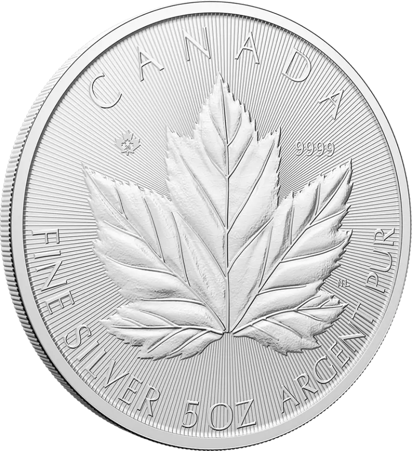 Strieborná minca Maple Leaf 2026, 5 oz