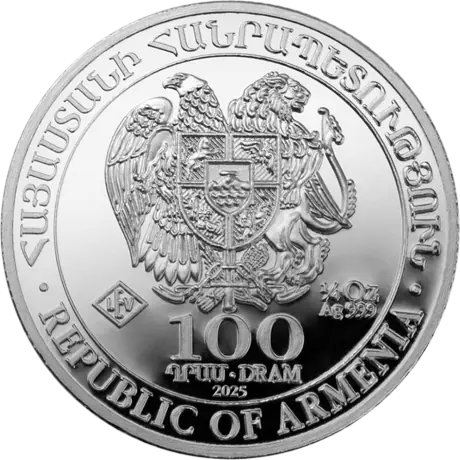 Strieborná minca Noemova archa 2026, 1/4 oz