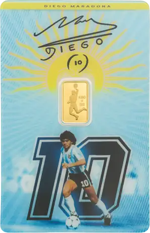 Zlatý zliatok PAMP - Diego Maradona, 1 g