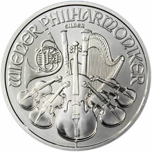 Strieborná minca Viedenskí filharmonici 2026, 1 oz - Investiční  paket po 20 kusoch