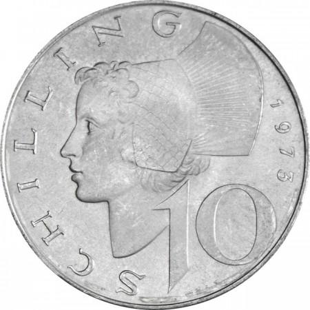 Strieborná minca 10 Schilling