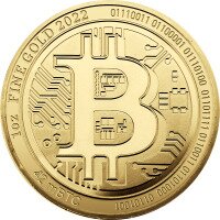 Zlatá minca Bitcoin 2022, 1 oz