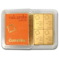Zlatý zliatok Valcambi 10x1/10 Oz Combibar