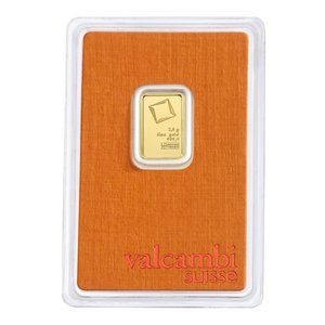 Zlatý zliatok Valcambi 2,5 g