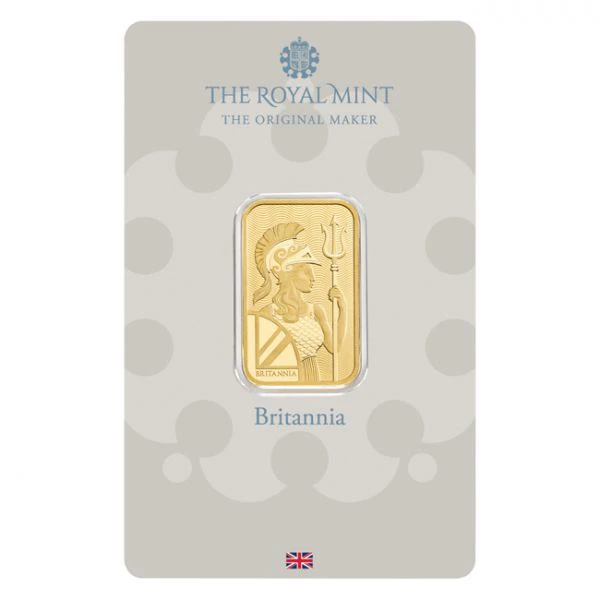 Zlatý zliatok Britannia - The Royal Mint, 10 g