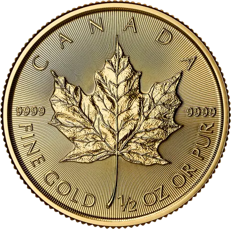 Zlatá minca Maple Leaf 2026, 1/2 oz
