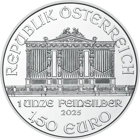 Strieborná minca Viedenskí filharmonici 2026, 1 oz