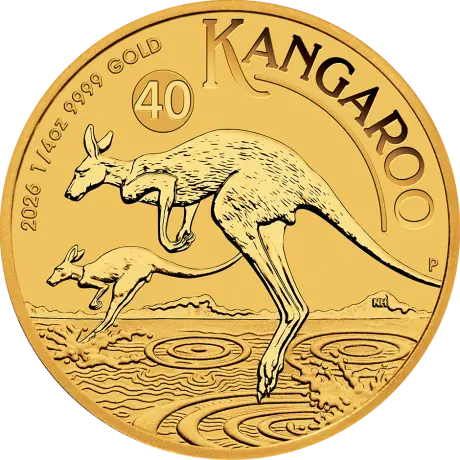 Zlatá minca Klokan 2026, 1/4 oz